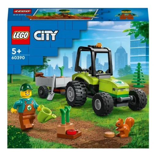 LEGO Juguete De Construccion Tractor Forestal Con Remolque Y Mini Figura De Jardinero City* Puzzles Y Construcciones