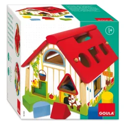 Goula Juguete De Madera Granja Formas Geometricas * Preescolar