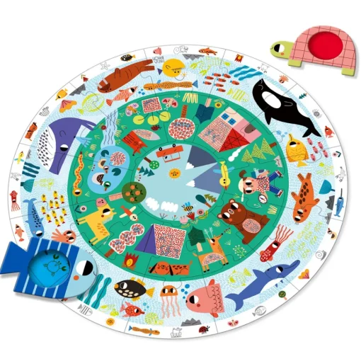 Goula Juguete De Madera Puzzle Xxl Descubre Animales * Preescolar