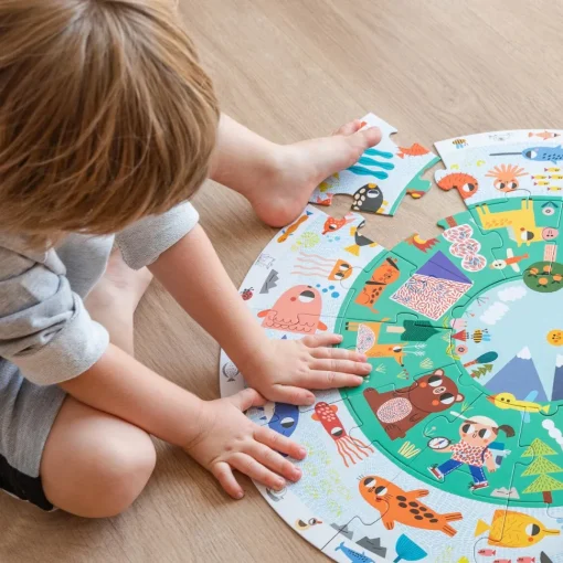Goula Juguete De Madera Puzzle Xxl Descubre Animales * Preescolar