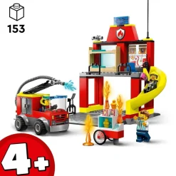LEGO Juguete Educativo De Construccion Parque De Bomberos Y Camion De Bomberos City* Puzzles Y Construcciones