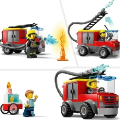 LEGO Juguete Educativo De Construccion Parque De Bomberos Y Camion De Bomberos City* Puzzles Y Construcciones
