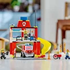 LEGO Juguete Educativo De Construccion Parque De Bomberos Y Camion De Bomberos City* Puzzles Y Construcciones