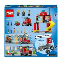 LEGO Juguete Educativo De Construccion Parque De Bomberos Y Camion De Bomberos City* Puzzles Y Construcciones