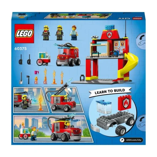 LEGO Juguete Educativo De Construccion Parque De Bomberos Y Camion De Bomberos City* Puzzles Y Construcciones