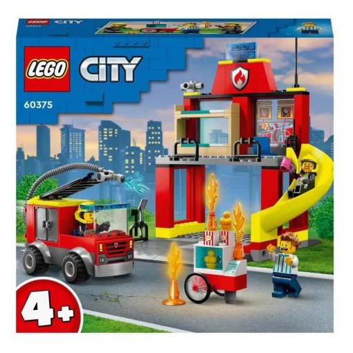 LEGO Juguete Educativo De Construccion Parque De Bomberos Y Camion De Bomberos City* Puzzles Y Construcciones