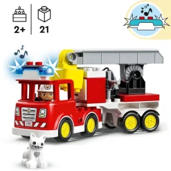 LEGO Juguete Educativo De Construccion Camion De Bomberos Con Luz Y Sonido Duplo* Puzzles Y Construcciones