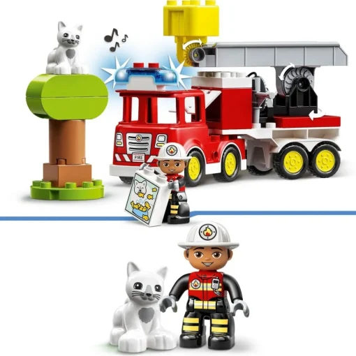 LEGO Juguete Educativo De Construccion Camion De Bomberos Con Luz Y Sonido Duplo* Puzzles Y Construcciones