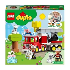LEGO Juguete Educativo De Construccion Camion De Bomberos Con Luz Y Sonido Duplo* Puzzles Y Construcciones
