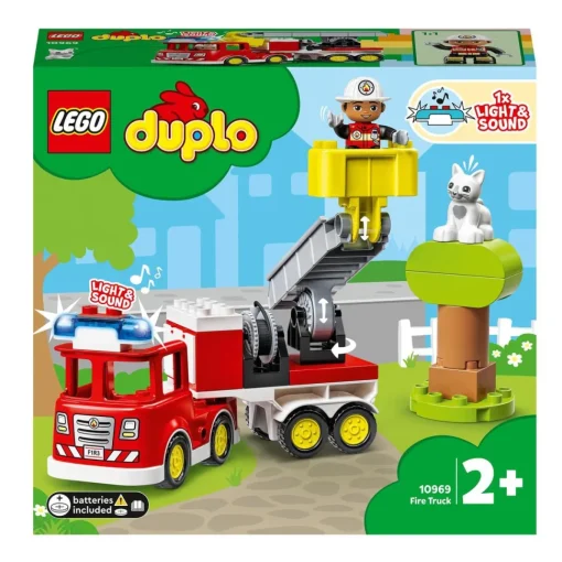 LEGO Juguete Educativo De Construccion Camion De Bomberos Con Luz Y Sonido Duplo* Puzzles Y Construcciones