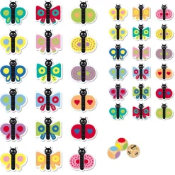 Goula Juguete Educativo De Madera Encuentra La Combinacion Catch It! Butterflies * Juegos Educativos