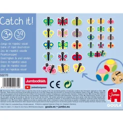 Goula Juguete Educativo De Madera Encuentra La Combinacion Catch It! Butterflies * Juegos Educativos