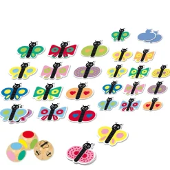 Goula Juguete Educativo De Madera Encuentra La Combinacion Catch It! Butterflies * Juegos Educativos