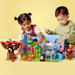 LEGO Juguete Educativo Fauna Salvaje De Asia Figuras De Animales Con Sonido Duplo* Puzzles Y Construcciones