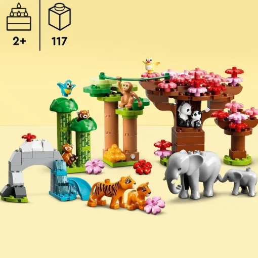 LEGO Juguete Educativo Fauna Salvaje De Asia Figuras De Animales Con Sonido Duplo* Puzzles Y Construcciones