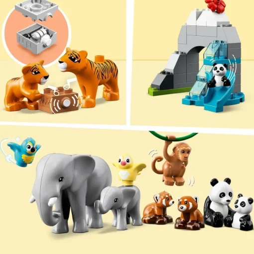 LEGO Juguete Educativo Fauna Salvaje De Asia Figuras De Animales Con Sonido Duplo* Puzzles Y Construcciones