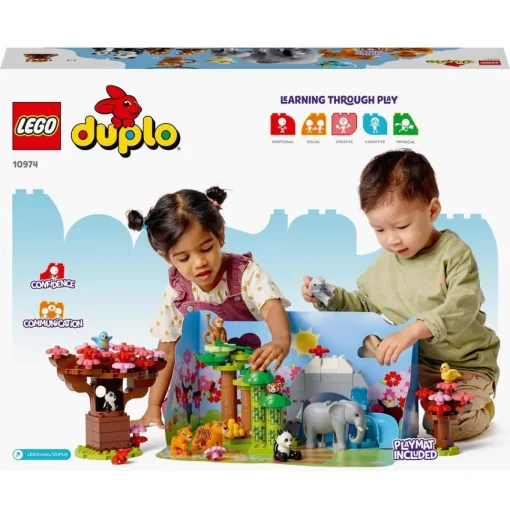 LEGO Juguete Educativo Fauna Salvaje De Asia Figuras De Animales Con Sonido Duplo* Puzzles Y Construcciones