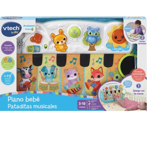 VTech Juguete Educativo Piano Bebe Pataditas Musicales Baby* Preescolar