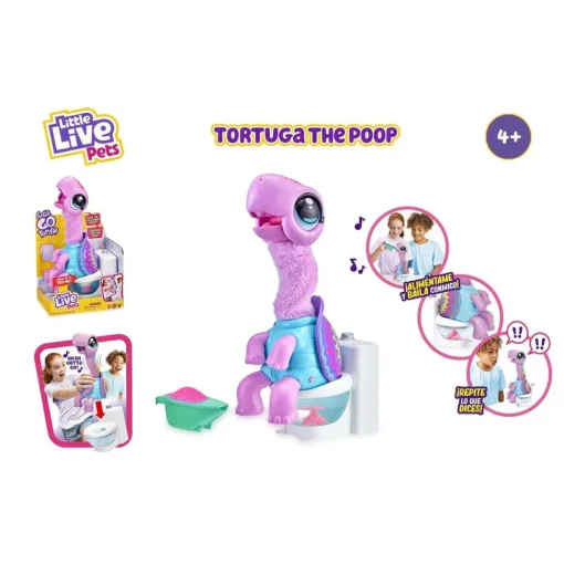 LITTLE LIVE PET Juguete Interactivo s. Tortuga The Poop Famosa* Electrónicos