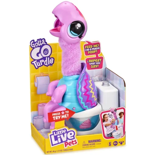 LITTLE LIVE PET Juguete Interactivo s. Tortuga The Poop Famosa* Electrónicos