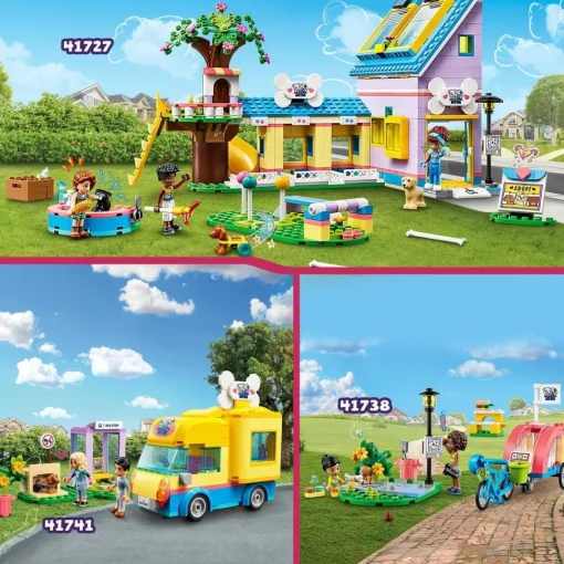 LEGO Juguetes De Animales Furgoneta De Rescate Canino Con Mini Munecas Friends* Puzzles Y Construcciones