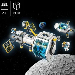 LEGO Juguetes Inspirados En Nasa Estacion Espacial Lunar Con Mini Figuras De Astronautas City Space* Puzzles Y Construcciones