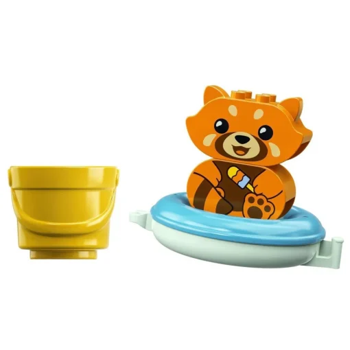 LEGO Juguetes Para La Banera Diversion En El Bano: Panda Rojo Flotante Duplo* Puzzles Y Construcciones
