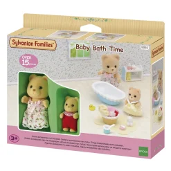 Sylvanian Families La Hora Del Bano Para El Bebe * Munecas Y Peluches