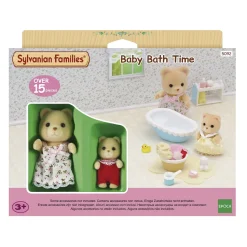 Sylvanian Families La Hora Del Bano Para El Bebe * Munecas Y Peluches