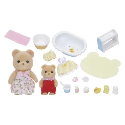 Sylvanian Families La Hora Del Bano Para El Bebe * Munecas Y Peluches
