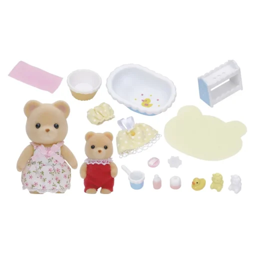 Sylvanian Families La Hora Del Bano Para El Bebe * Munecas Y Peluches
