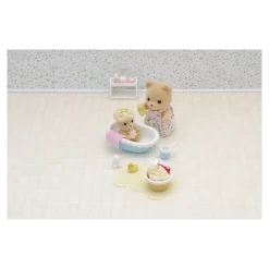Sylvanian Families La Hora Del Bano Para El Bebe * Munecas Y Peluches