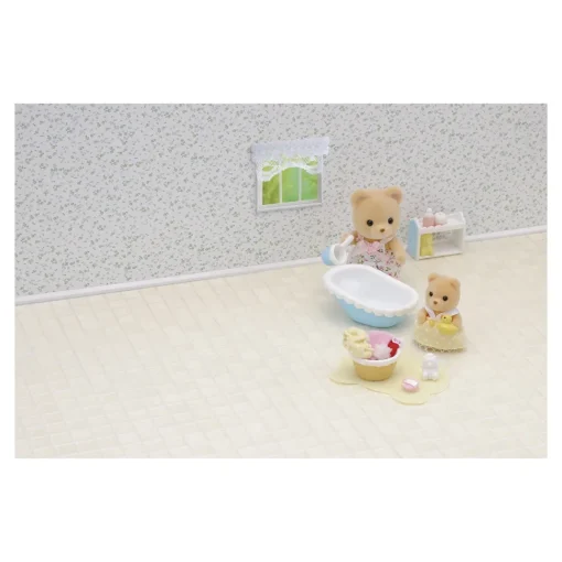 Sylvanian Families La Hora Del Bano Para El Bebe * Munecas Y Peluches