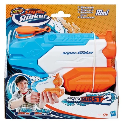 Nerf Lanzador De Agua Microburst Ii Super Soaker* Juguetes Al Aire Libre