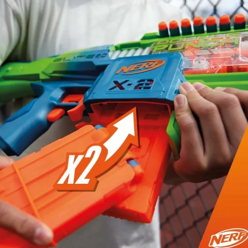 Hasbro Lanzador Nerf Elite 2.0 Double Punch * Juguetes Al Aire Libre