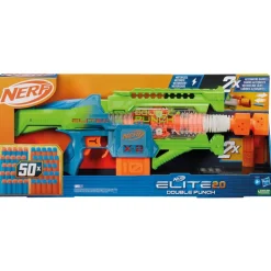 Hasbro Lanzador Nerf Elite 2.0 Double Punch * Juguetes Al Aire Libre