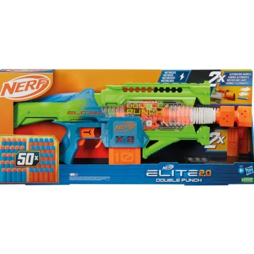 Hasbro Lanzador Nerf Elite 2.0 Double Punch * Juguetes Al Aire Libre