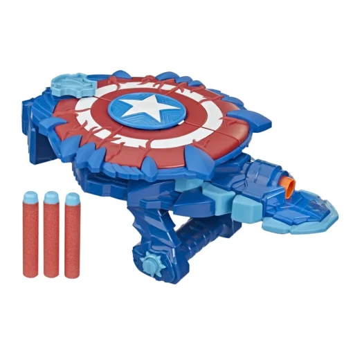 Nerf Lanzador Escudo Capitan America Avengers Monster Hunters* Muñecos Articulados