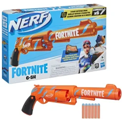 Nerf Lanzador 6-Sh De Fortnite* Juguetes Al Aire Libre