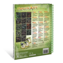 Dinos Art Libro Creativo De Rascar Y Esbozar Cuaderno Dinosaurios Dinosart* Juegos Educativos