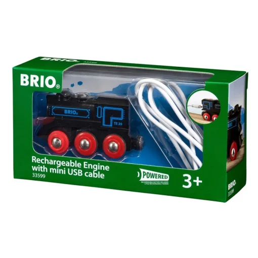 BRIO Locotomora Recargable Con Cable Mini Usb * Preescolar