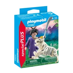 Playmobil Luchadora Asiatica Con Tigre Special Plus* Muñecos Articulados
