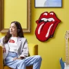 LEGO Manualidades De Decoracion The Rolling Stones Logo Cuadro Moderno Art* Puzzles Y Construcciones