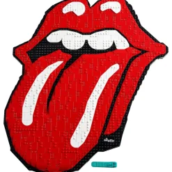 LEGO Manualidades De Decoracion The Rolling Stones Logo Cuadro Moderno Art* Puzzles Y Construcciones