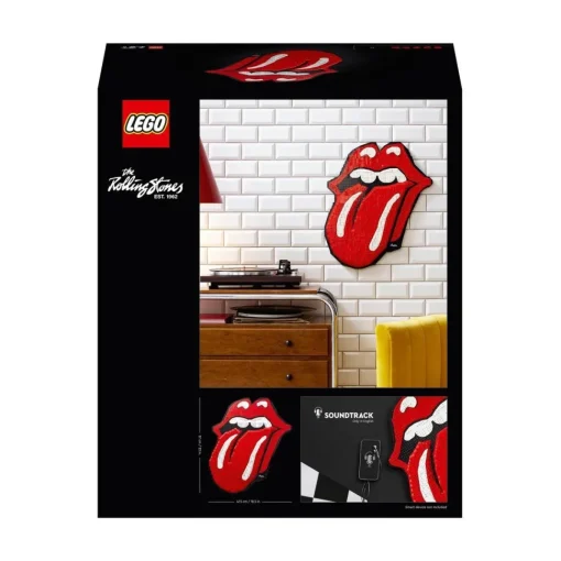LEGO Manualidades De Decoracion The Rolling Stones Logo Cuadro Moderno Art* Puzzles Y Construcciones