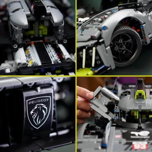 LEGO Maqueta De Coche De Carreras Para Construir Peugeot 9X8 24H Le Mans Hybrid Hypercar Technic* Puzzles Y Construcciones