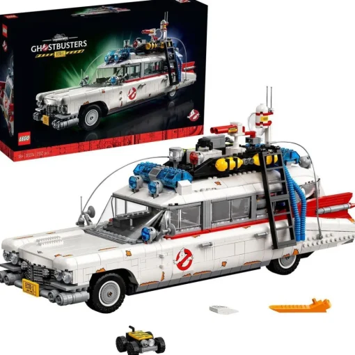 LEGO Maqueta De Coche De Pelicula Para Construir Ecto-1 De Los Cazafantasmas Icons* Puzzles Y Construcciones
