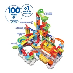 VTech Marble Rush Deluxe Corkscrew Set Circuito De Canicas Interactivo * Juegos De Mesa