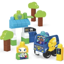 Mega Bloks Ciudad Verde Autobus Electrico, Juguete De Bloques De Construccion* Preescolar