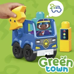 Mega Bloks Ciudad Verde Autobus Electrico, Juguete De Bloques De Construccion* Preescolar